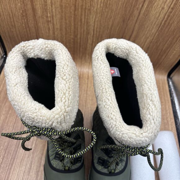 L.L Bean Womens 8 Medium Waterproof Ultralight Snow Boots Insulated 200g Green - Picture 7 of 8